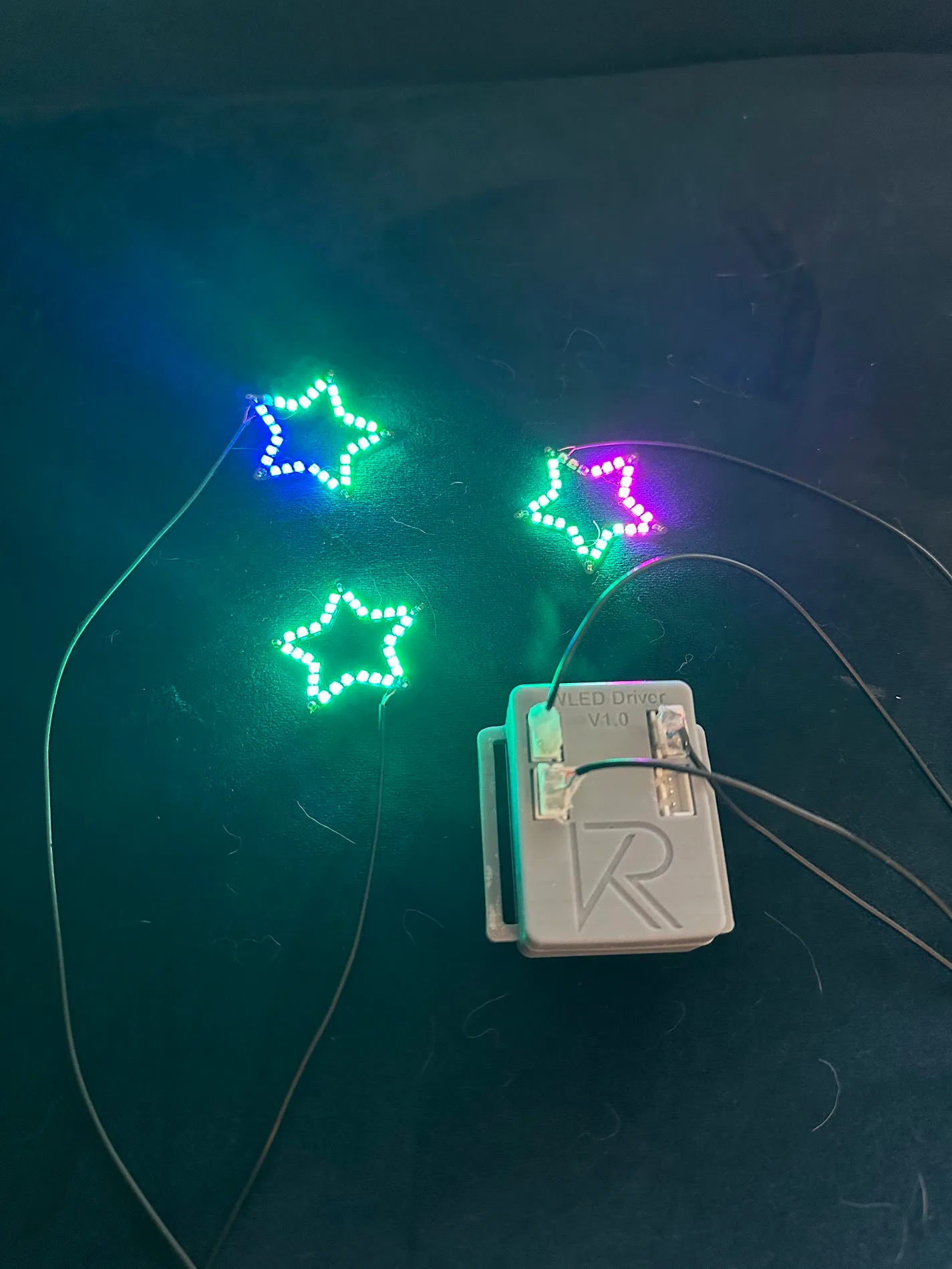 Wearable Neopixel Stars